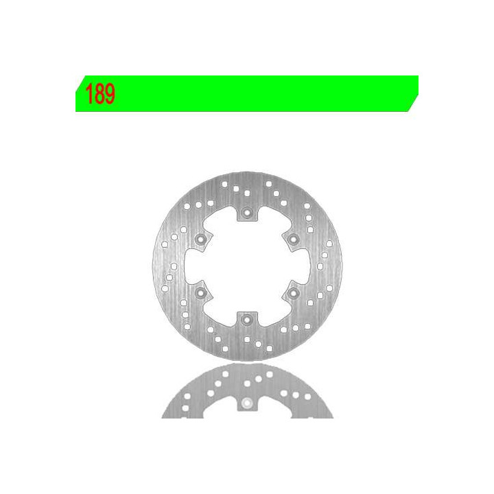Straight rear brake disc NG 189 BETA ALP400 03-04