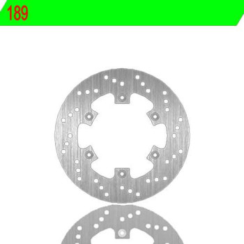 Straight rear brake disc NG 189 BETA ALP400 03-04