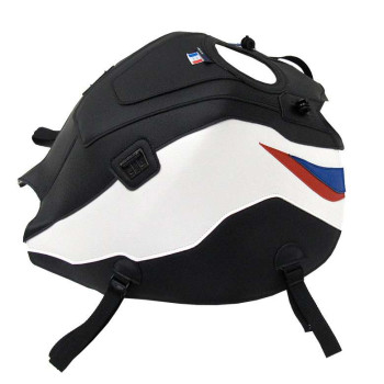 Tapis de réservoir Bagster noir mat/blanc/deco gitane (1745A) BMW F850GS