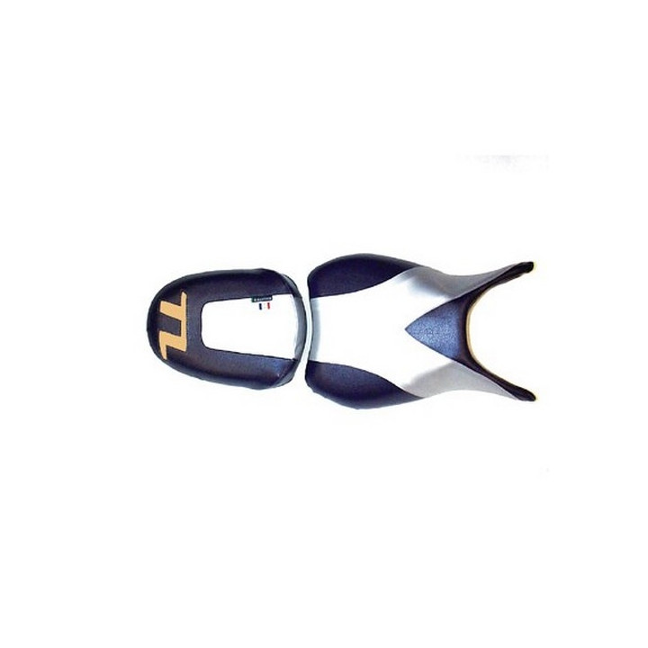 Housse de selle Bagster (2079F) Bleu Fonce/Argent/ Lettres Argent Suzuki TL1000 S 99