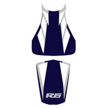 Housse de selle Bagster (2166B) Baltique/Blanc/Acier/R Acier Yamaha YZF-R6 05 Housse de selle Bagster (2166B) Baltique/Blanc/Acier/R Acier Yamaha YZF-R6 05