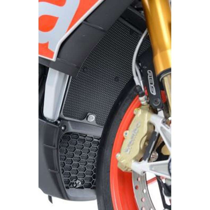 Oil radiator protection R&G (OCG0025BK) Aprilia 1100 TUONO V4R RSV4RR/RF