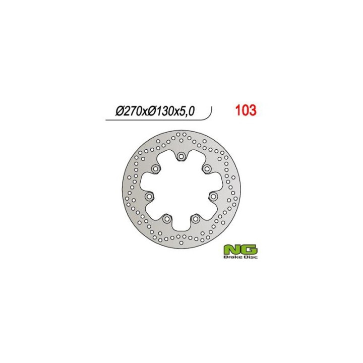NG motorcycle brake disc (rep. 103)