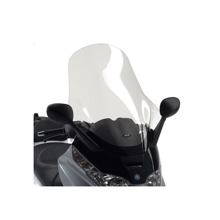 Bulle incolore +20cm Givi (D500ST) Piaggio X8 et X-EVO