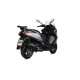 Silencieux Mivv MOVER Inox noir (MV.PG.0006.LV) Piaggio Beverly 300 HPE