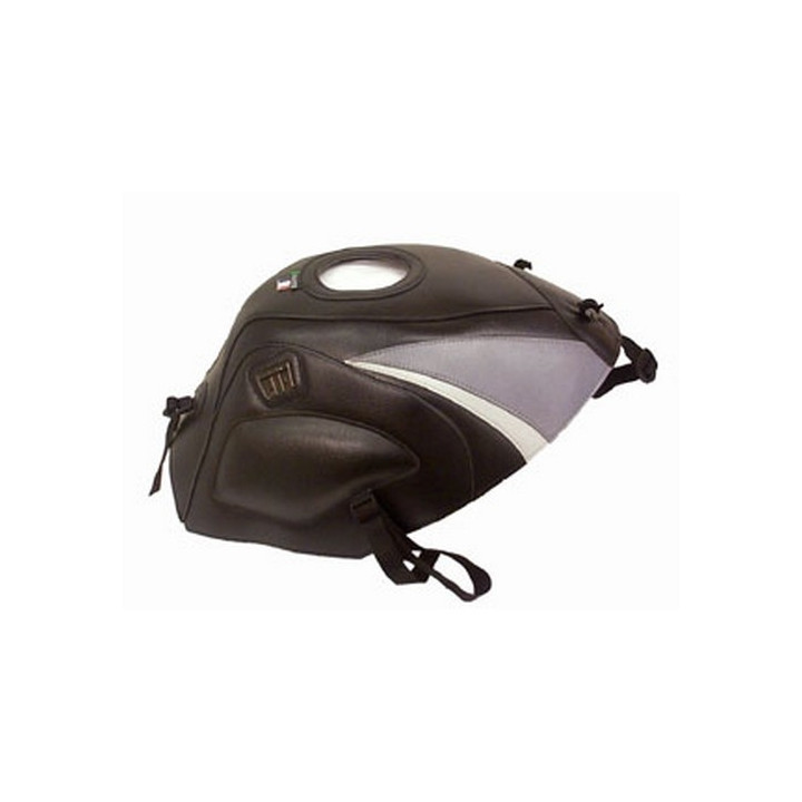 Tapis de réservoir Bagster noir/pointe acier sur gris clair (1224T) Suzuki GS 500 E Tapis de réservoir Bagster noir/pointe acier sur gris clair (1224T) Suzuki GS 500 E