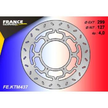 Kit freinage avant FE disques ronds + plaquettes AP Racing KTM Adventure