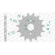 Pignon anti-boue AFAM 15 dents pas 420 type 20105 Honda CRF 50 F