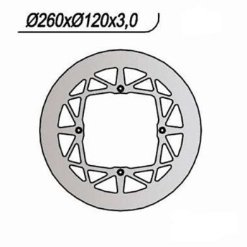 Front left brake disc NG 262 WRE125 00-01
