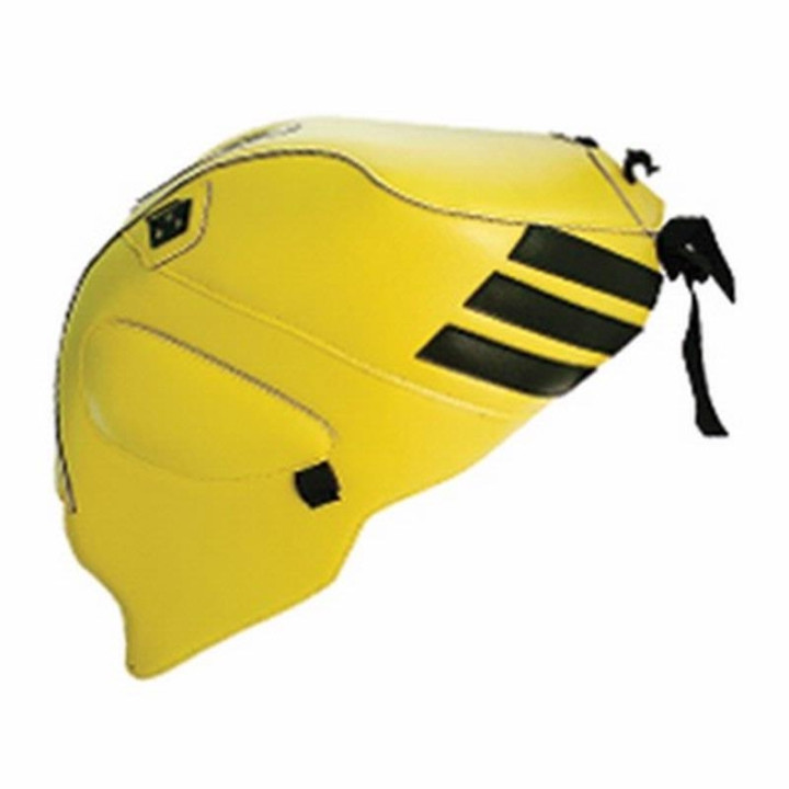 Tapis de réservoir Bagster bouton d'or/bandes noires (1422F) Aprilia RSVMILLE/RSVMILLE R Tapis de réservoir Bagster bouton d'or/bandes noires (1422F) Aprilia RSVMILLE/RSVMILLE R