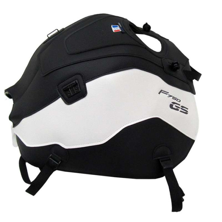 Tapis de réservoir Bagster noir mat/blanc (1744A) BMW F750GS