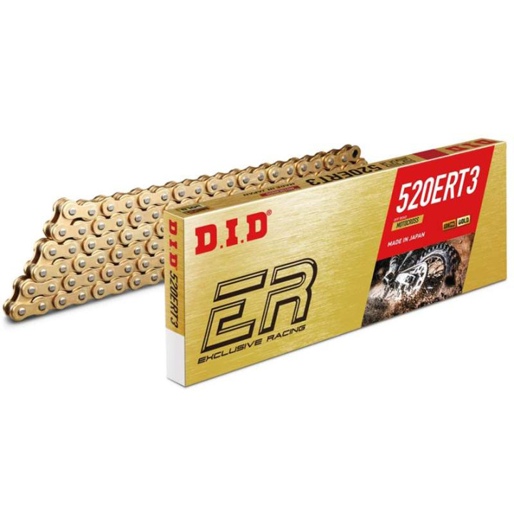 Chaîne transmission DID 520 ERT3 Gold 114 Maillons