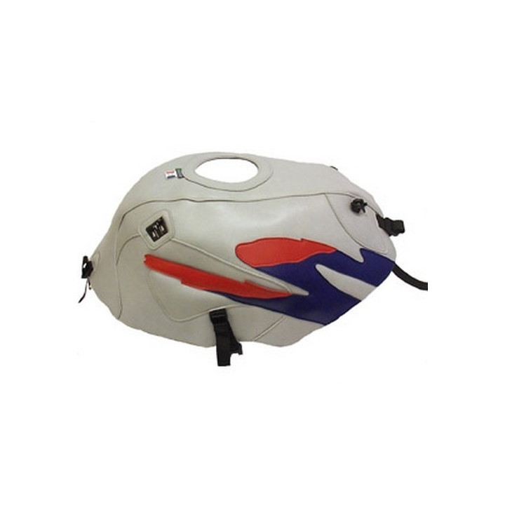 Bagster tank mat light grey/baltic/red (1276R) Honda CB500/CB500 S