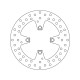 Rear brake disc Brembo Série Oro 68B407E8 Ducati STREETFIGHTER 1098, 1098, 1198