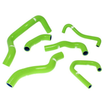 Kit 6 durites de radiateur SAMCO vert Kawasaki ZX-6R 09-