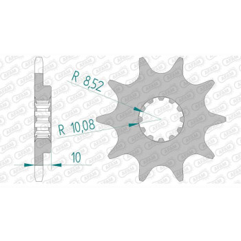 AFAM sprocket 11 teeth not 520 type 94301 Beta 240 ALP