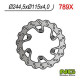 Fixed petal NG brake disc 245mm (ref. 789X)