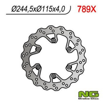 Disque de frein moto NG pétale fixe 245mm (réf. 789X)