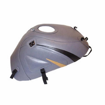 Tapis de réservoir Bagster acier/pointes noires et havane (1361E) Kawasaki ZX6 R/ 636 Tapis de réservoir Bagster acier/pointes noires et havane (1361E) Kawasaki ZX6 R/ 636