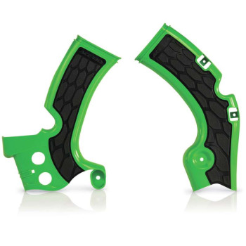 Protections cadre Acerbis X-GRIP Vert Kawasaki KX450F