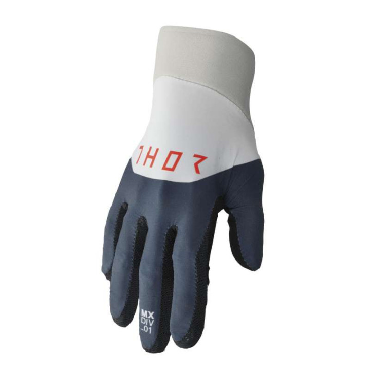Thor AGILE RIVAL MIDNIGHT/GRAY motocross gloves
