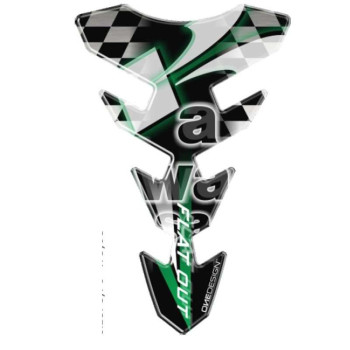 Protection de réservoir moto OneDesign SLIM KAWASAKI 22,1 x 14,4 cm