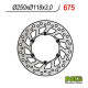 Motorcycle brake disc fixed 250mm (ref. 675)