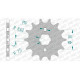 Pignon AFAM 14 dents pas 420 type 20103 Honda CR 50 R
