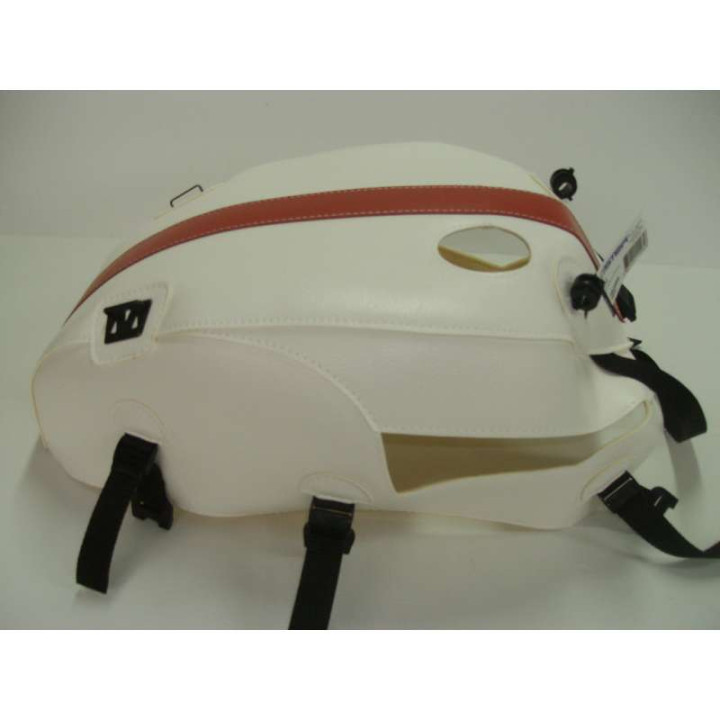 Bagster tank mat white/vermilion (1568Q) Triumph Thruxton 900