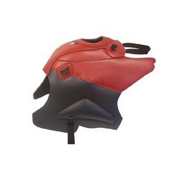 Tapis de réservoir Bagster rouge fonce/anthracite (1423A) Aprilia Pegaso 650