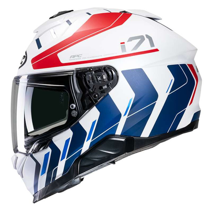 Motorcycle helmet HJC I71 SIMO BLUE/BLANK/RED