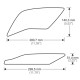 Protections latérales de réservoir ONEDESIGN Yamah YZF-R1 15-