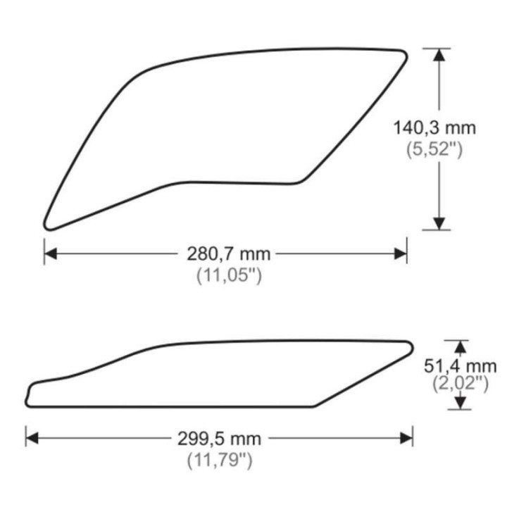 Protections latérales de réservoir ONEDESIGN Yamah YZF-R1 15-