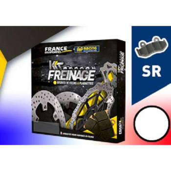 Kit freinage arrière FE disque rond + plaquettes AP Racing BMW R1200/R1250