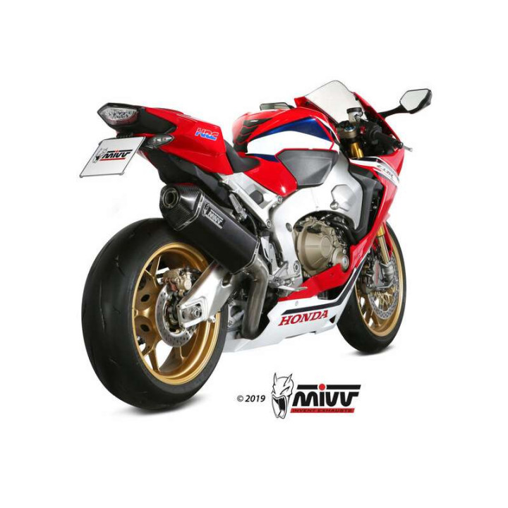 Silencieux Homologué Mivv SPEED EDGE Inox noir (H.070.LRB) Honda CBR1000RR