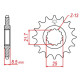 Pignon JT 16 dents pas 520 type 578 Pignon JT 16 dents pas 520 type 578