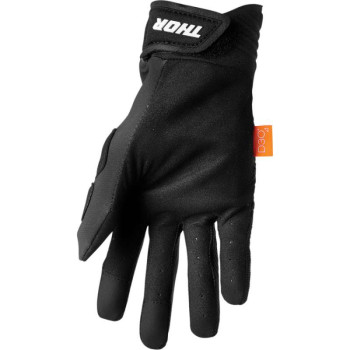 Gants moto cross Thor REBOUND BLACK/WHITE