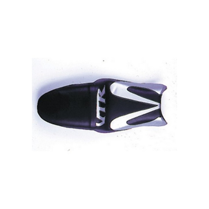 Housse de selle Bagster (2080C) Noir/Argent/Lettres Argent Honda VTR1000/1000 F 97/1998