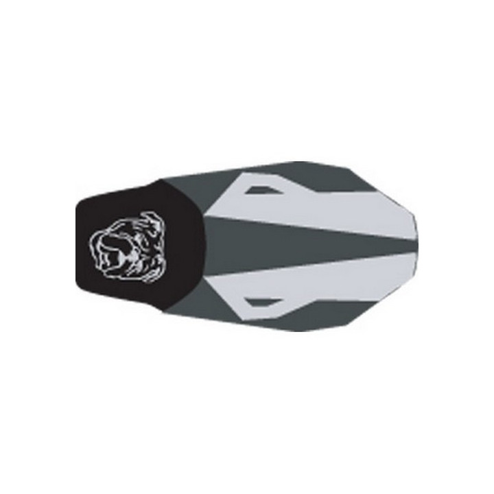 Housse de selle Bagster (2130E) Bleu Nuit/Gris Clair/Tete De Bulldog Grise Yamaha BT 1100 BULLDOG 04