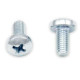 Vis tête bombée (x10) Bolt M5x0,8x10 empreinte Philips