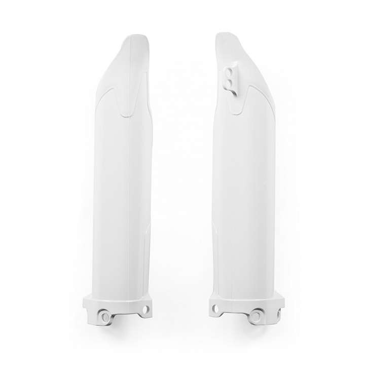 Fork covers white Acerbis Kawasaki KX-F250 (0013140.030)