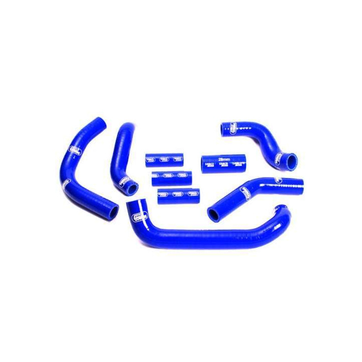Kit 6 durites de radiateur SAMCO bleu Kawasaki ZX-6R 09-