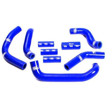 Kit 6 durites de radiateur SAMCO bleu Kawasaki ZX-6R 09-