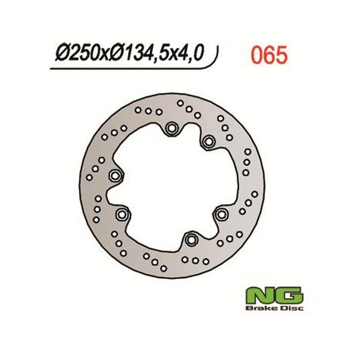 Motorcycle brake disc fixed 250mm (ref. 65)
