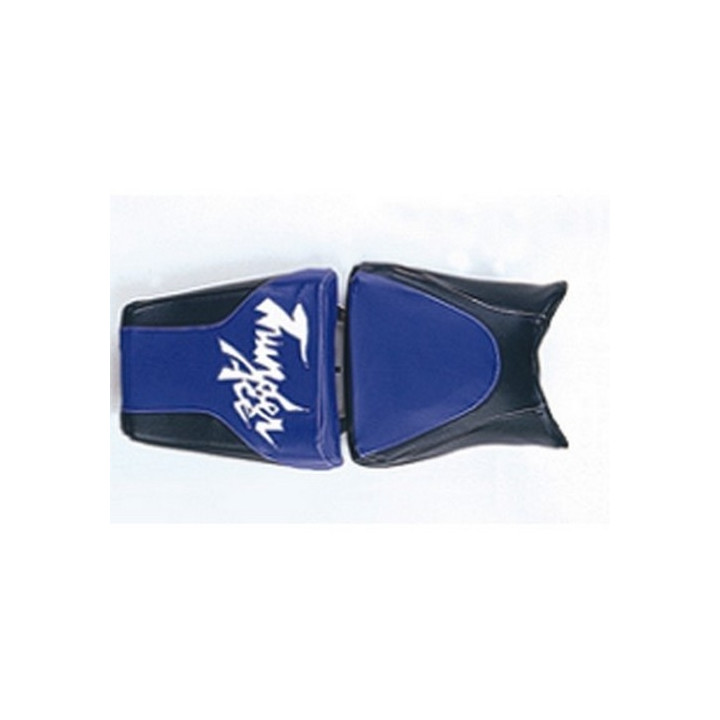 Housse de selle Bagster (2044C) Bleu De Chine/Noir/Lettres Blanches Yamaha YZF1000 THUNDER ACE 97 Housse de selle Bagster (2044C) Bleu De Chine/Noir/Lettres Blanches Yamaha YZF1000 THUNDER ACE 97