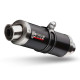 Silencieux Homologué Mivv GP Inox noir (S.004.LXB) Suzuki SV650 99-02
