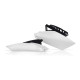 Plaques latérales noir/blanc Acerbis Yamaha YZF250 (0013761.237)