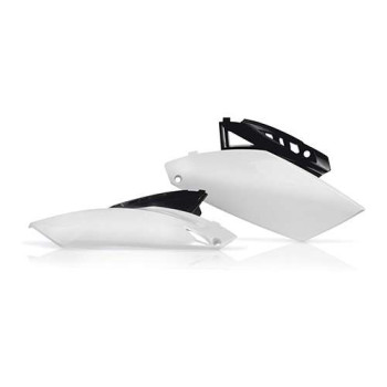 Plaques latérales noir/blanc Acerbis Yamaha YZF250 (0013761.237)