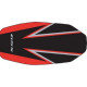 Housse de selle Bagster (2147D) Noir/Acier/Rouge/Lettres Acier Suzuki GSX1400 04