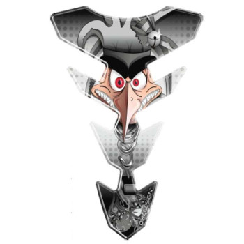 Protection de réservoir moto OneDesign SLIM FACE GREY 22,1 x 14,4 cm